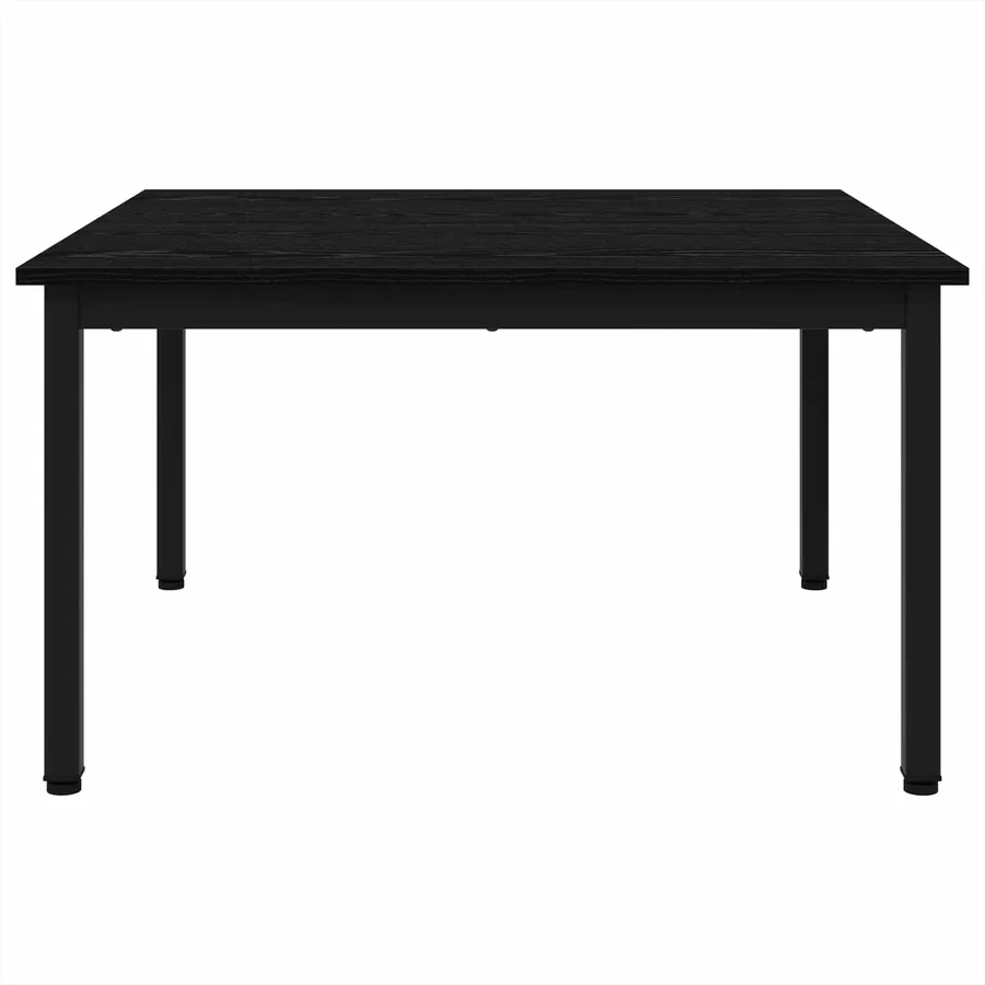 Table basse Chêne noir 80 x 80 x 45 cm Bois d'ingénierie - 6