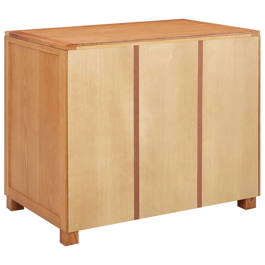 Armoire avec porte Marron 78 x 50 x 70 cm Bois de chêne massif - 6