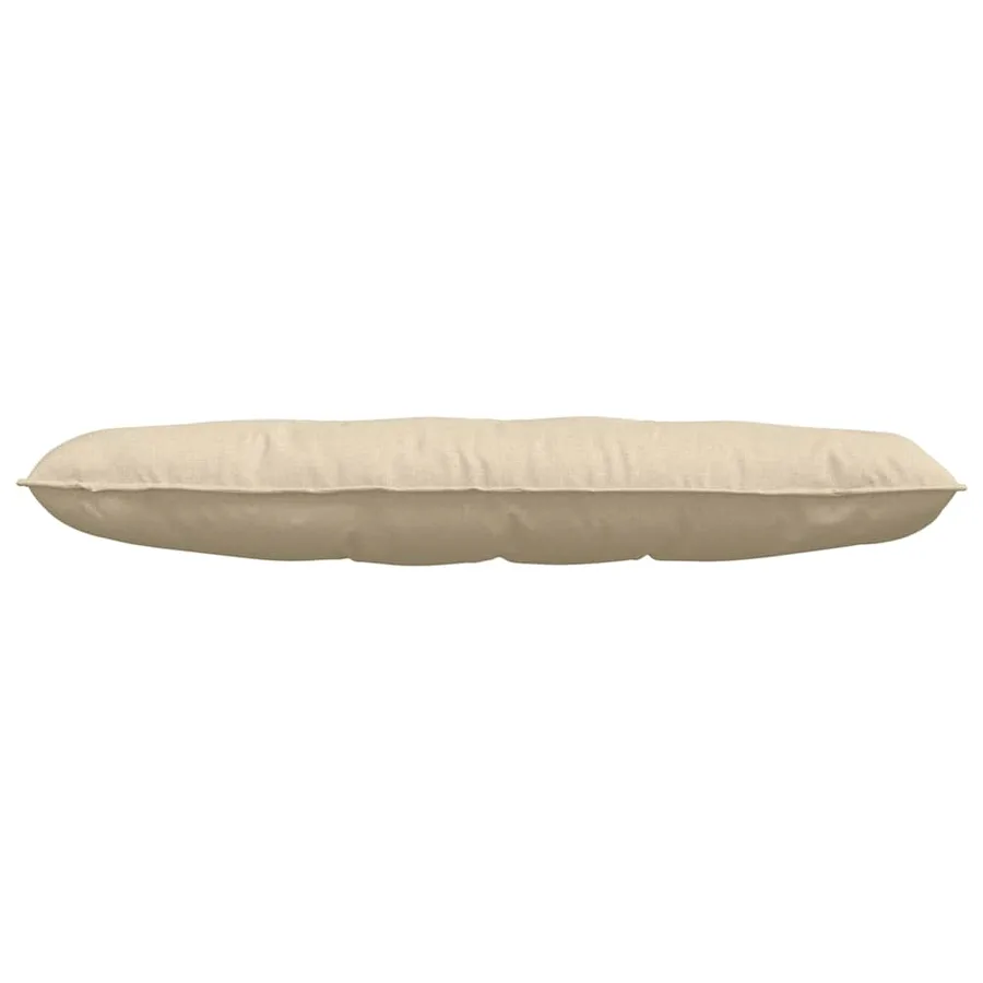 Coussin de Dos Crème 140 x 19 x 50 cm tissu - 5