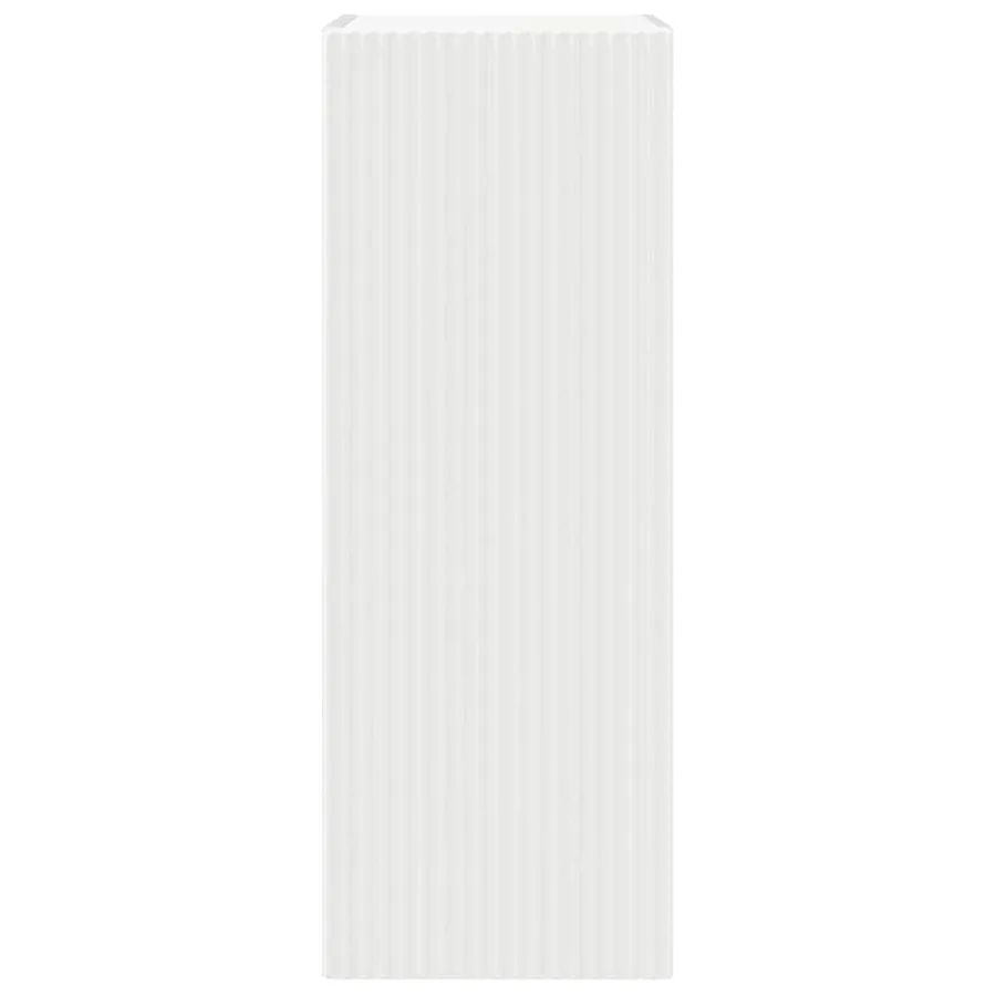 Meuble TV mural Blanc 30 x 31 x 80 cm Bois d'ingénierie - 6