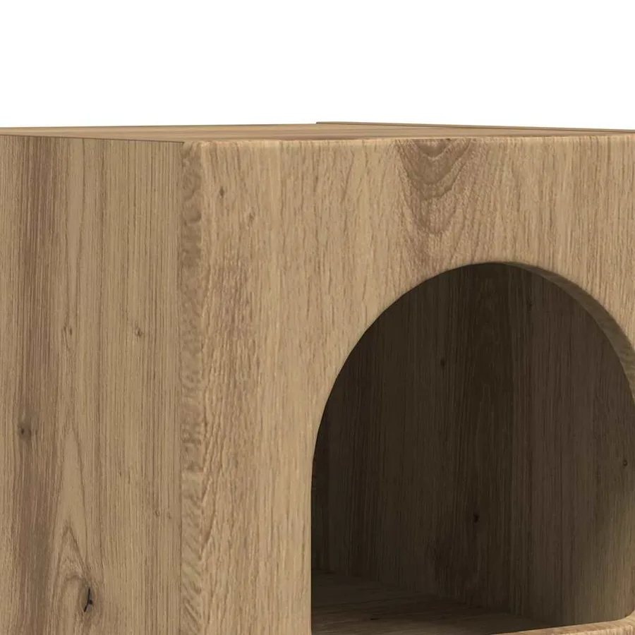 Table de chevet ELST 2 pc Chêne artisanal 29,5 x 33,5 x 50 cm - 9