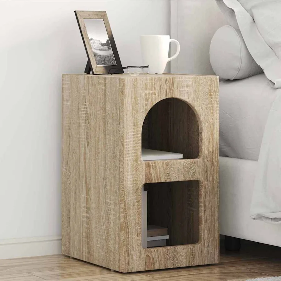 Table de chevet ELST 2 pc Chêne Sonoma 29,5 x 33,5 x 50 cm