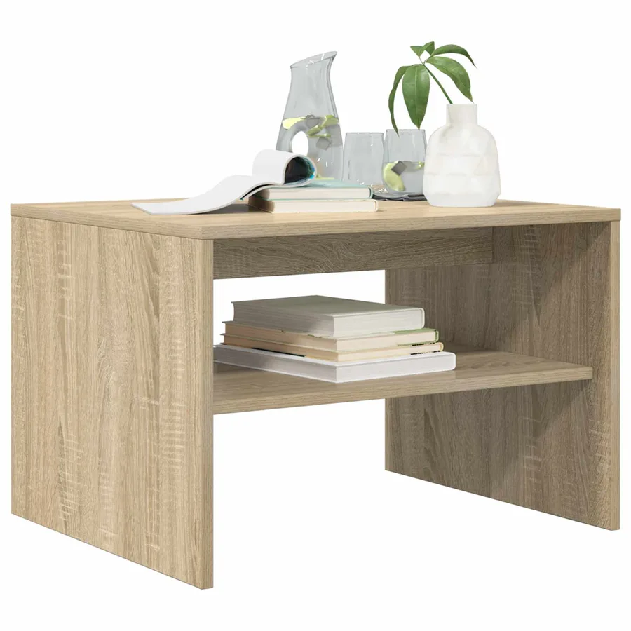 Table basse Chêne Sonoma 60 x 50 x 40 cm Bois d'ingénierie - 3