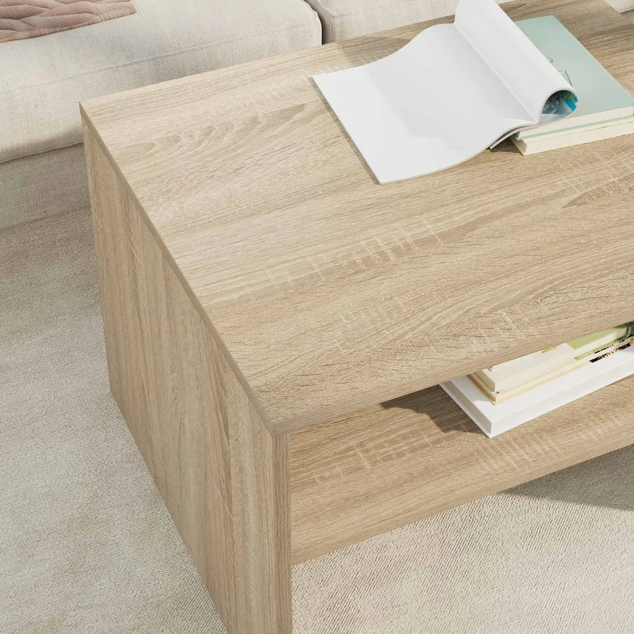 Table basse Chêne Sonoma 60 x 50 x 40 cm Bois d'ingénierie - 4