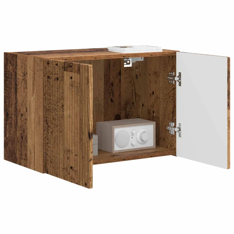 Meuble TV mural Bois Ancien 59,5 x 31 x 40 cm Bois d'ingénierie - 3