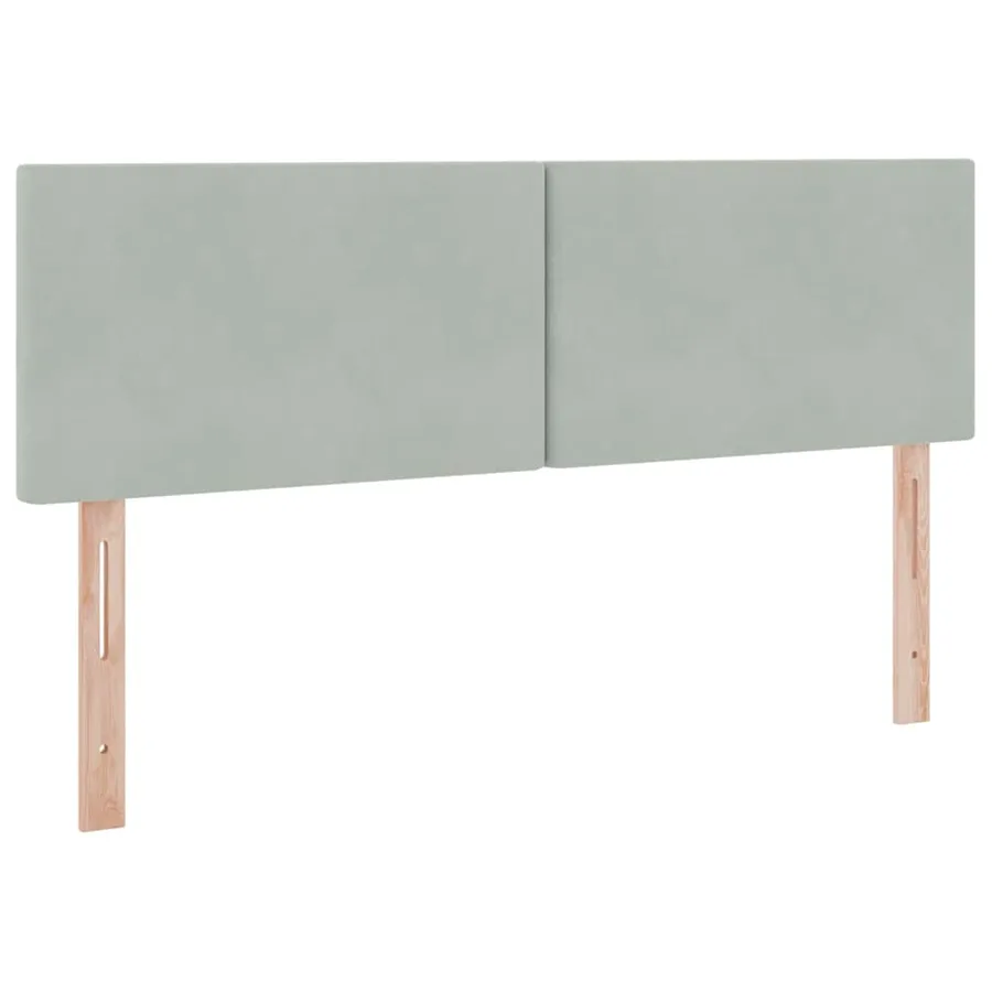 Lit de rangement LED avec matelas Gris clair 140 x 190 cm - 8