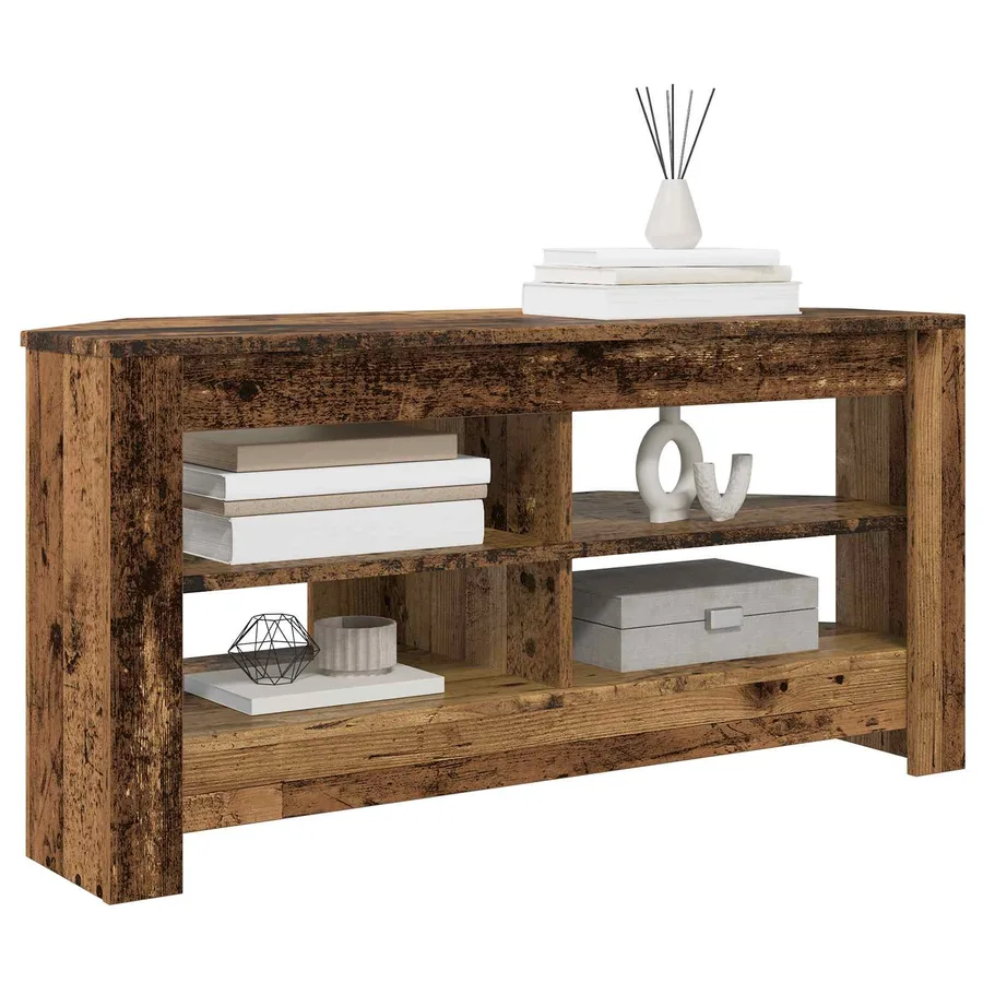 MeubleTVd'Angle Bois Ancien 102 x 40,5 x 45 cm - 3