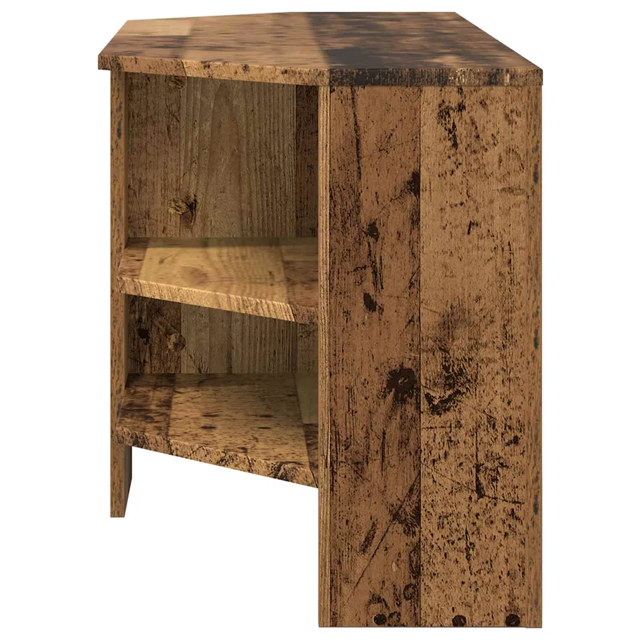 MeubleTVd'Angle Bois Ancien 102 x 40,5 x 45 cm - 6