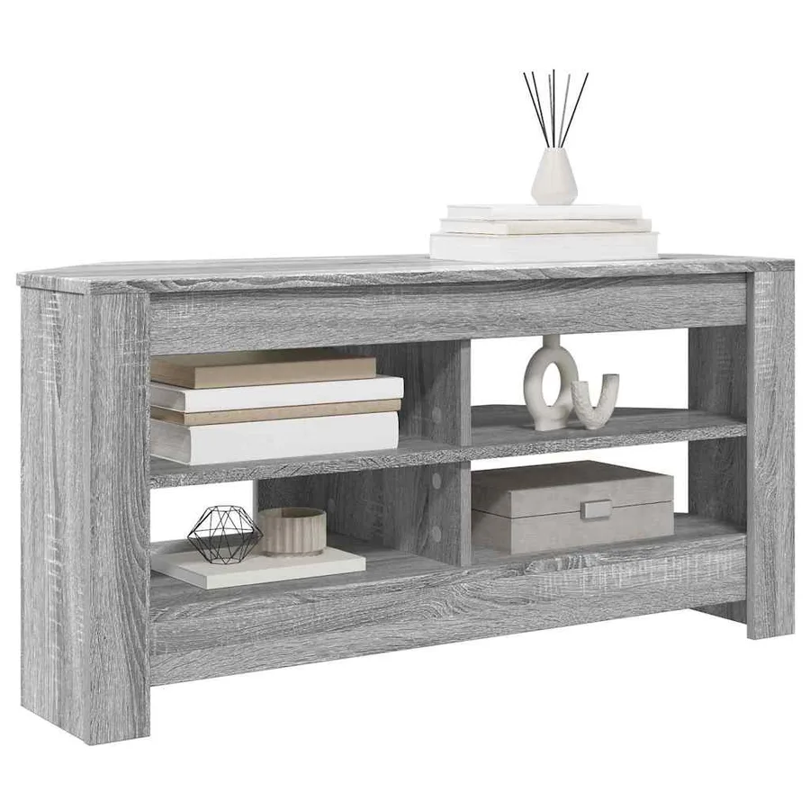 MeubleTVd'Angle Gris Sonoma 102 x 40,5 x 45 cm - 3