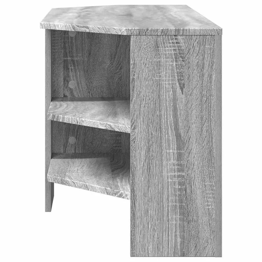 MeubleTVd'Angle Gris Sonoma 102 x 40,5 x 45 cm - 6