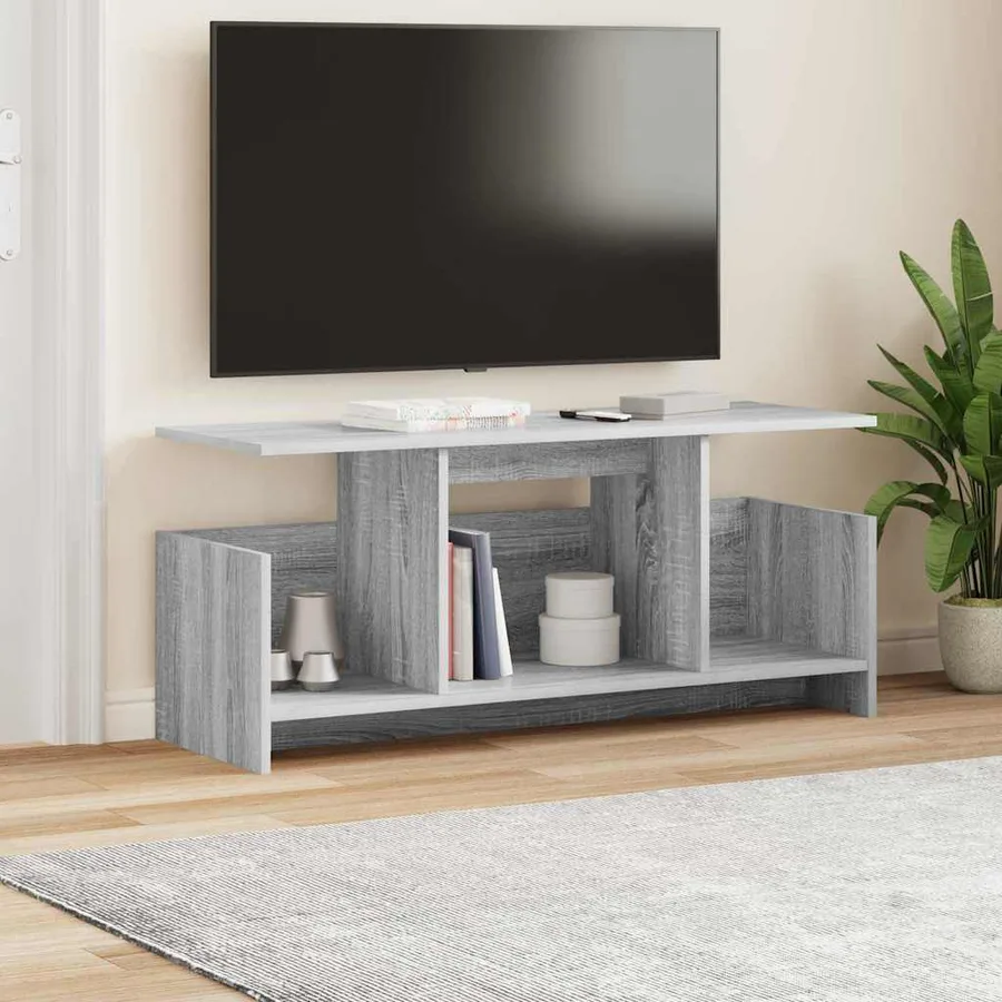 Meuble TV Gris Sonoma 102 x 35 x 45 cm Bois d'ingénierie - 4