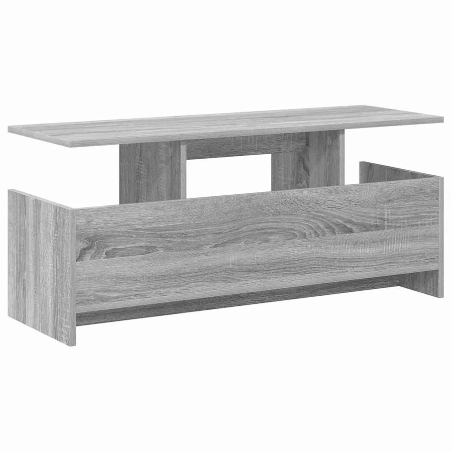 Meuble TV Gris Sonoma 102 x 35 x 45 cm Bois d'ingénierie - 7