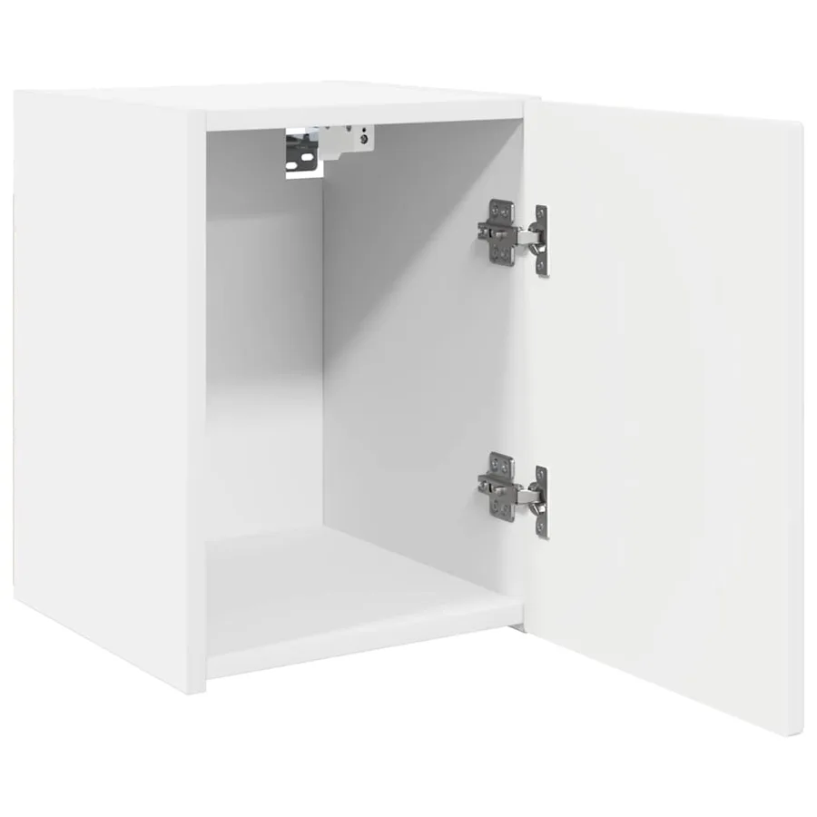 Meuble TV mural Blanc 30 x 31 x 40 cm Bois d'ingénierie - 5