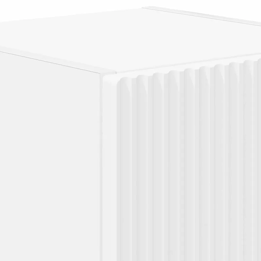 Meuble TV mural Blanc 30 x 31 x 40 cm Bois d'ingénierie - 9