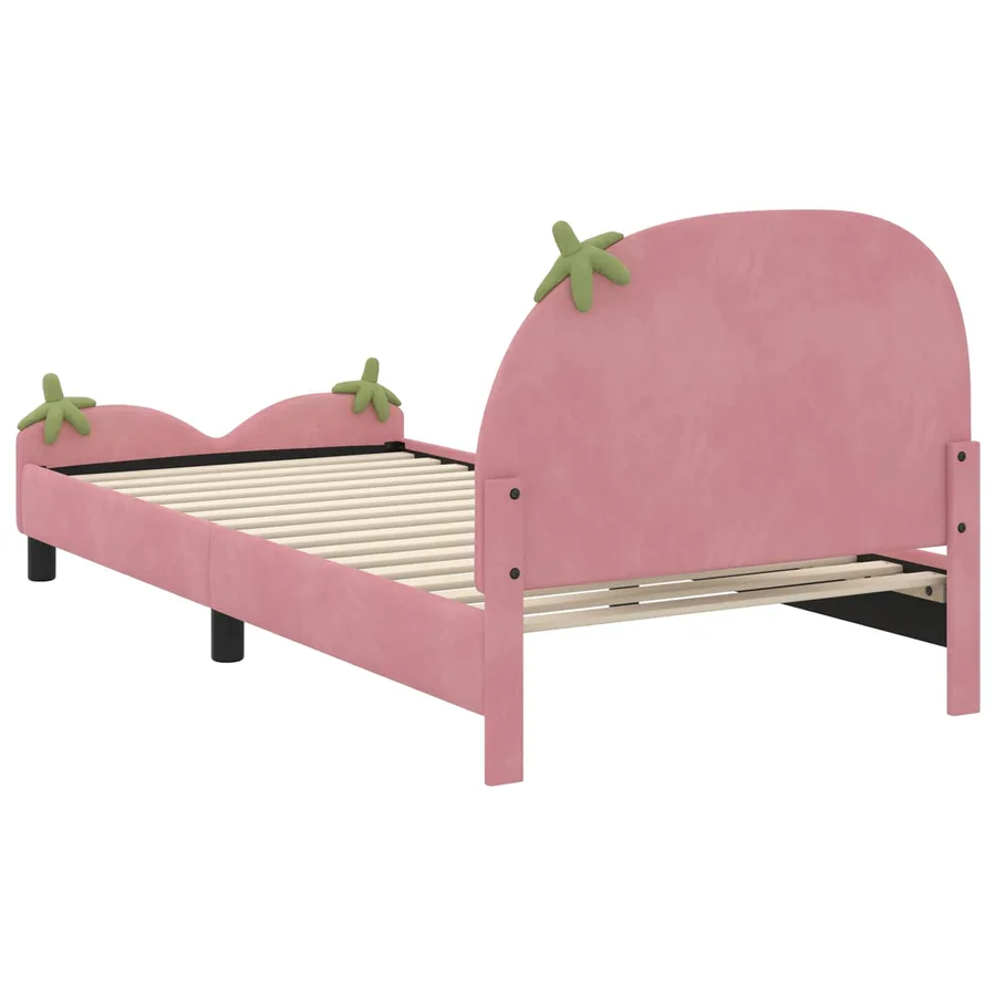 Cadre de lit pour enfants avec tête de lit Rose 80 x 200 cm - 7