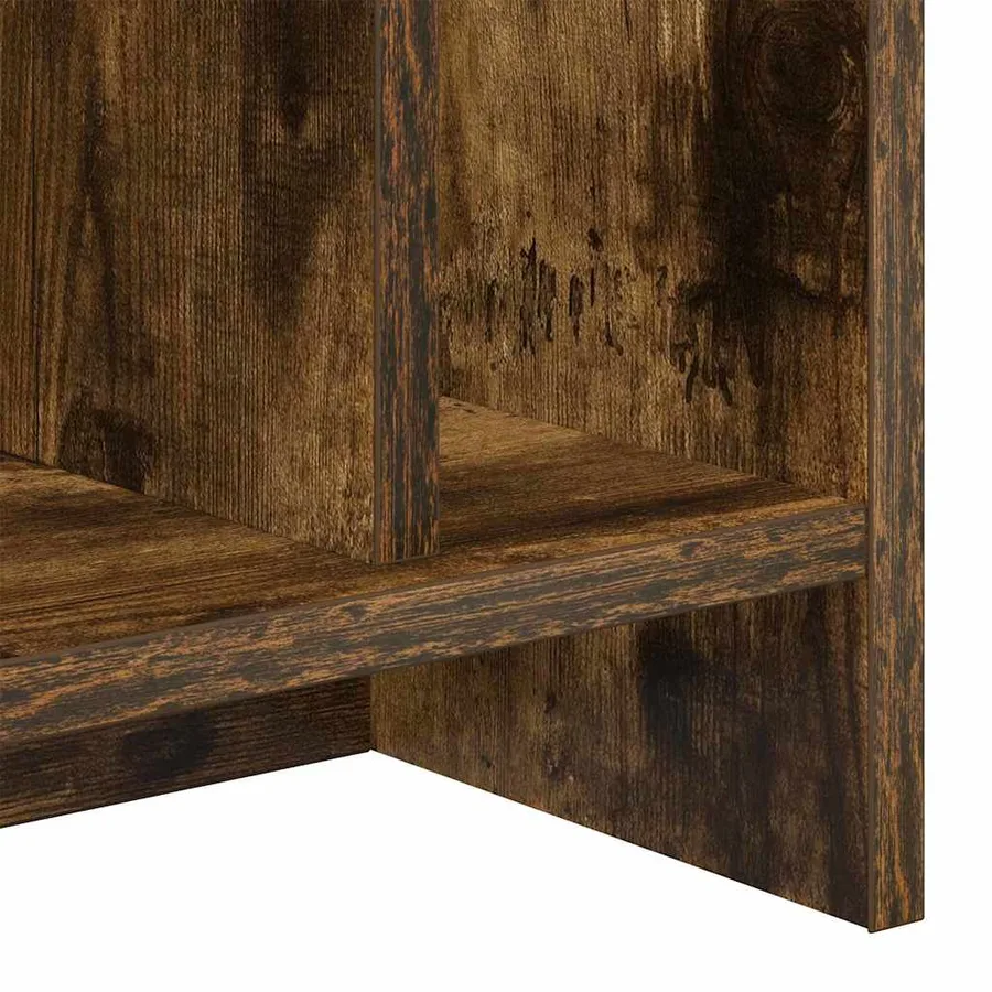 Meuble TV 2 pcs Chêne fumé 50 x 35 x 45 cm Bois d'ingénierie - 11
