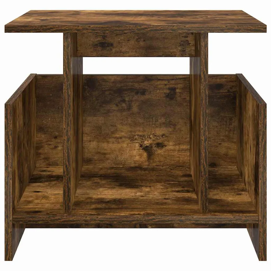 Meuble TV 2 pcs Chêne fumé 50 x 35 x 45 cm Bois d'ingénierie - 7