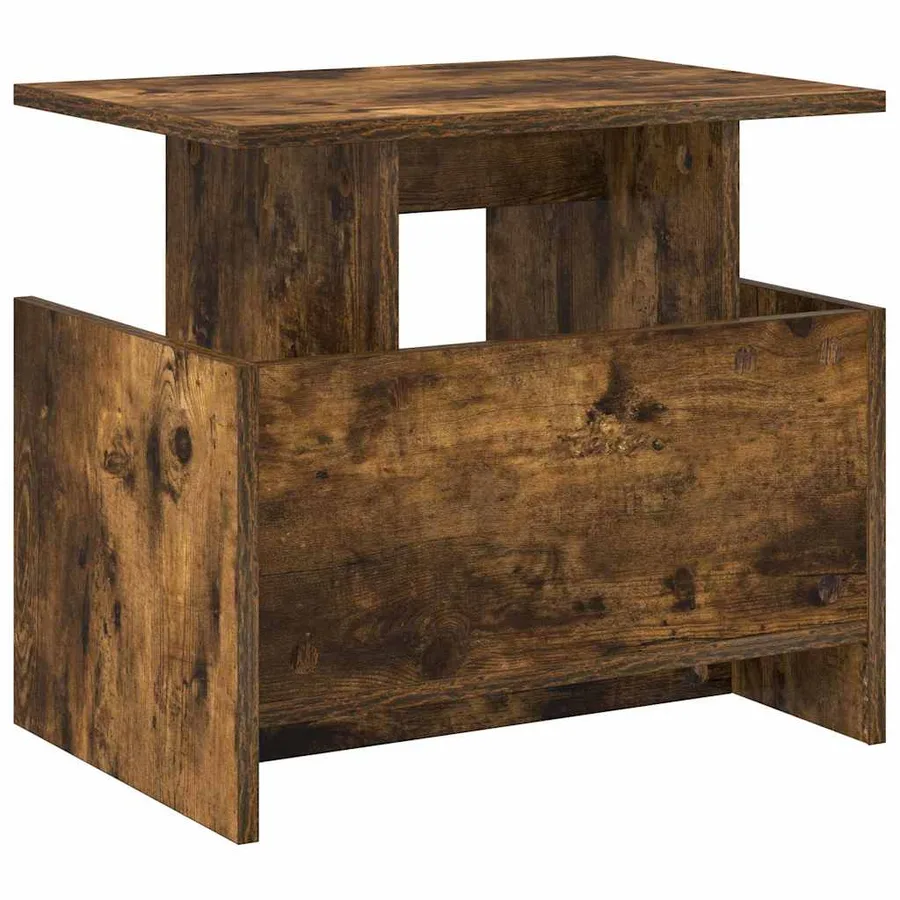 Meuble TV 2 pcs Chêne fumé 50 x 35 x 45 cm Bois d'ingénierie - 9