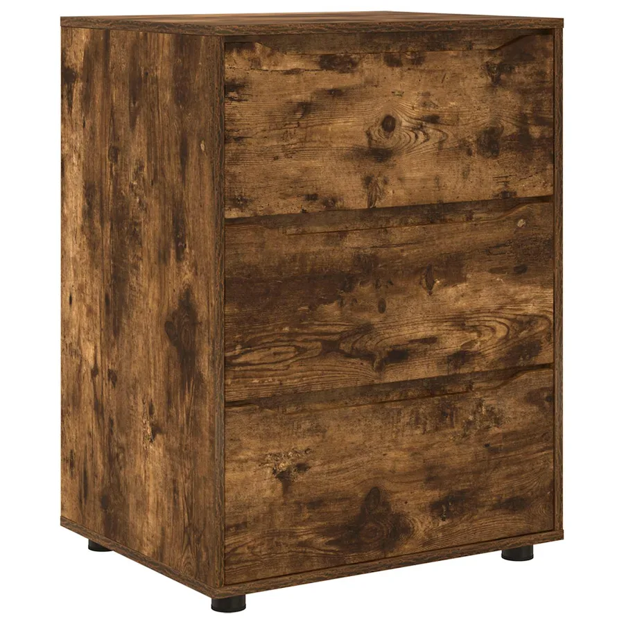 Armoire de rangement Chêne fumé 60 x 48 x 81 cm - 2