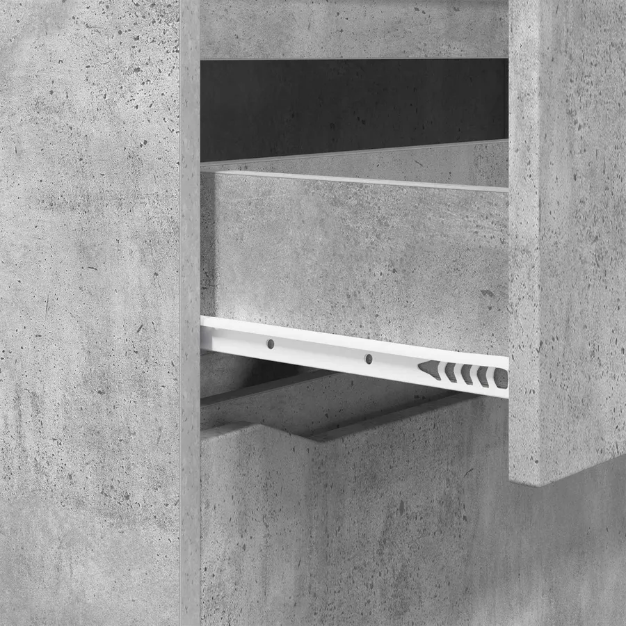 Armoire de rangement Gris béton 60 x 48 x 81 cm - 11