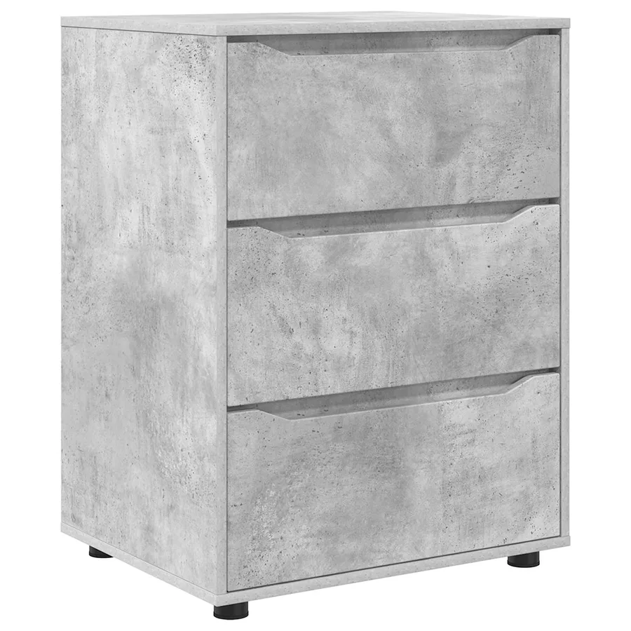 Armoire de rangement Gris béton 60 x 48 x 81 cm - 2
