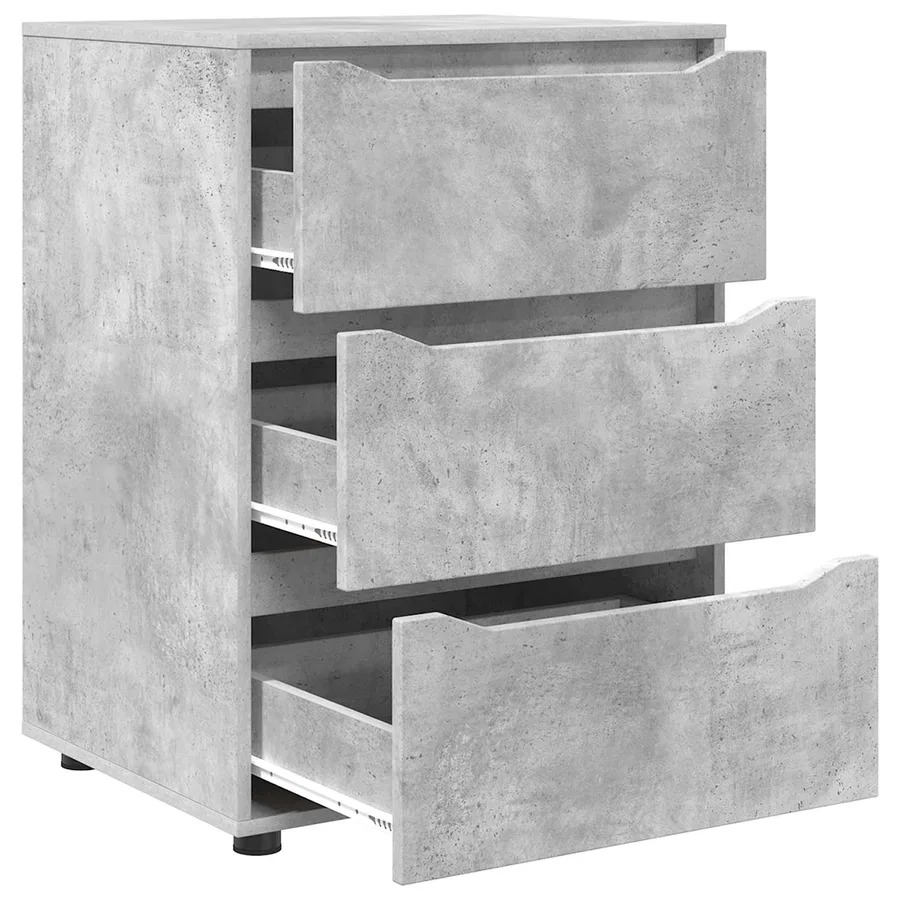 Armoire de rangement Gris béton 60 x 48 x 81 cm - 7