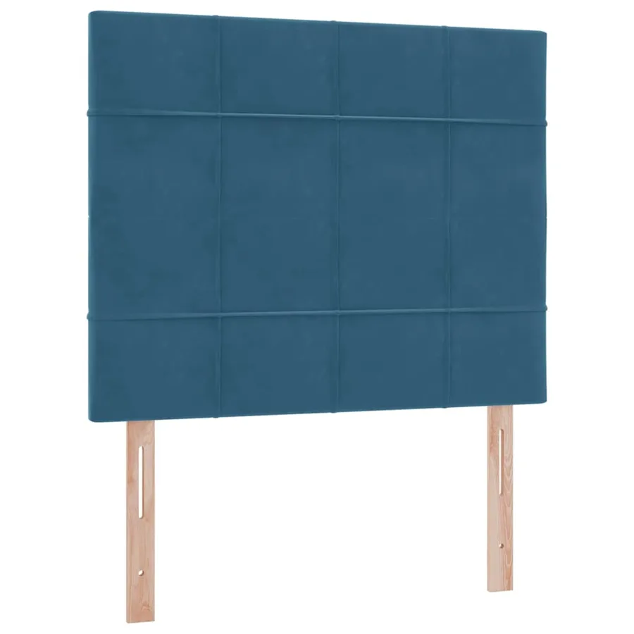Lit de rangement LED avec matelas Bleu foncé 120 x 200 cm - 10