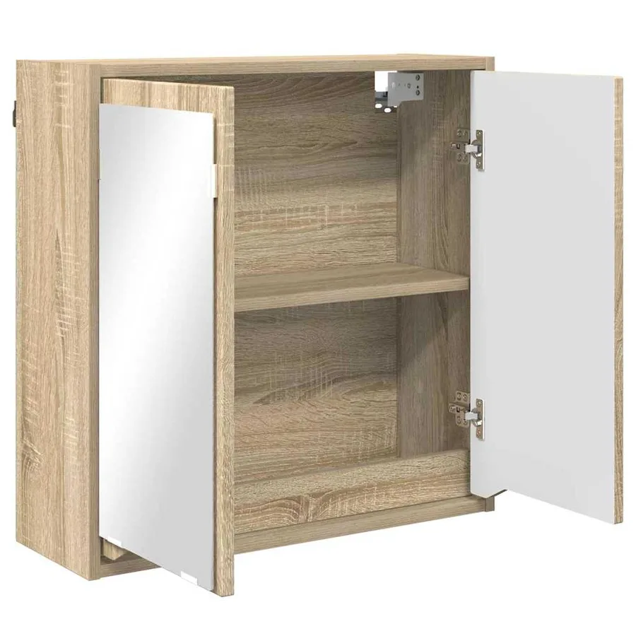 Armoire Miroir de Salle de Bain Chêne Sonoma 60 x 20 x 60 cm - 5
