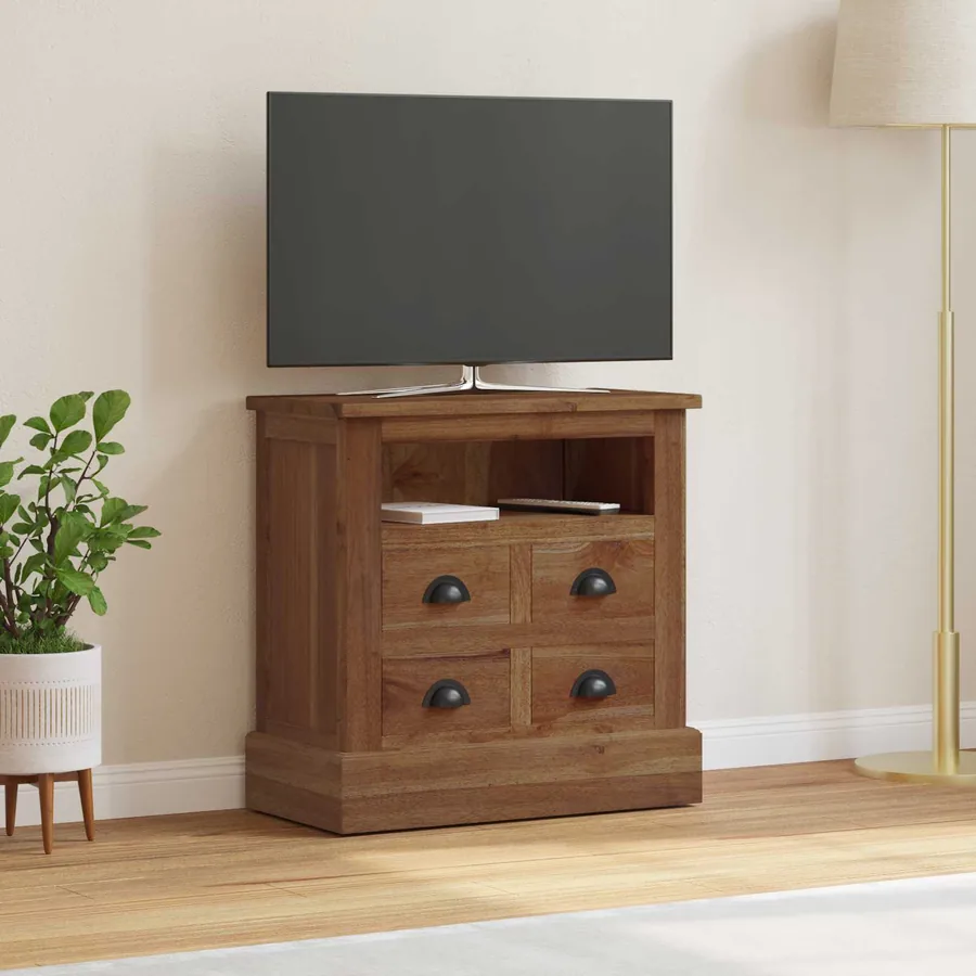 Armoire de rangement avec tiroir Naturel 60 x 30 x 60 cm