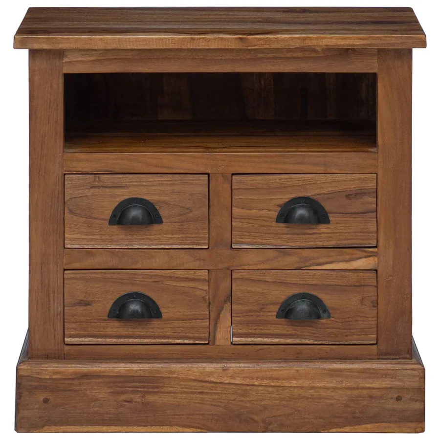 Armoire de rangement avec tiroir Naturel 60 x 30 x 60 cm - 6