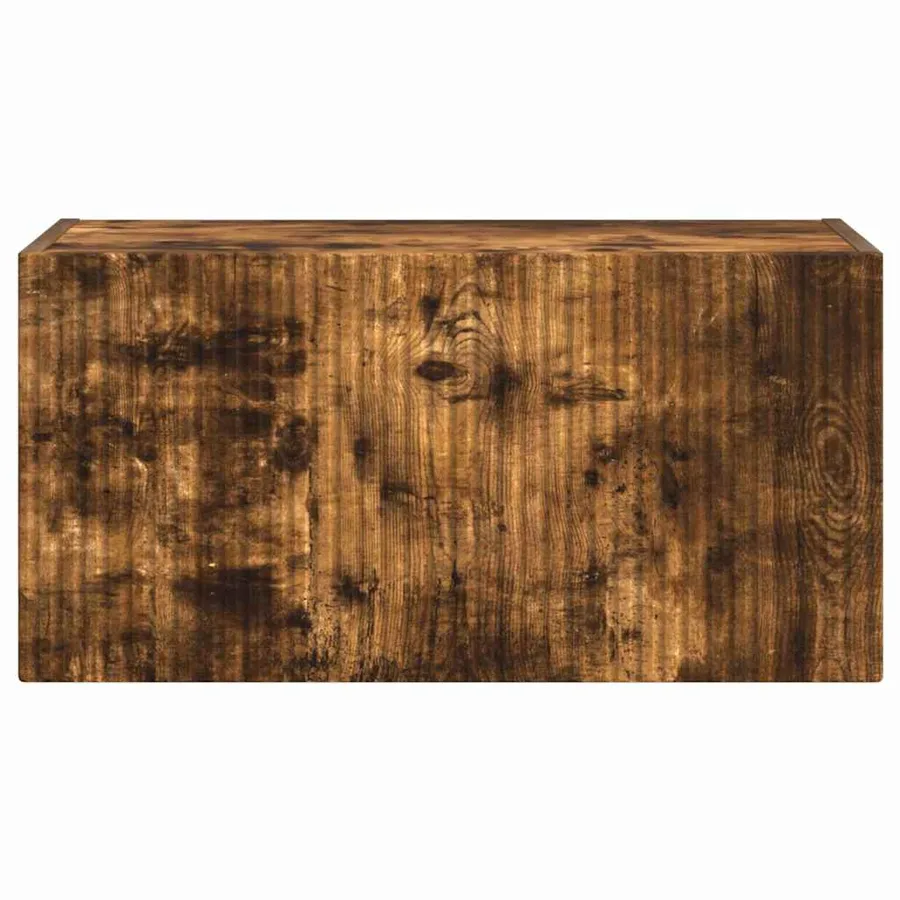 Meuble TV mural Chêne fumé 60 x 31 x 29,5 cm Bois d'ingénierie - 6