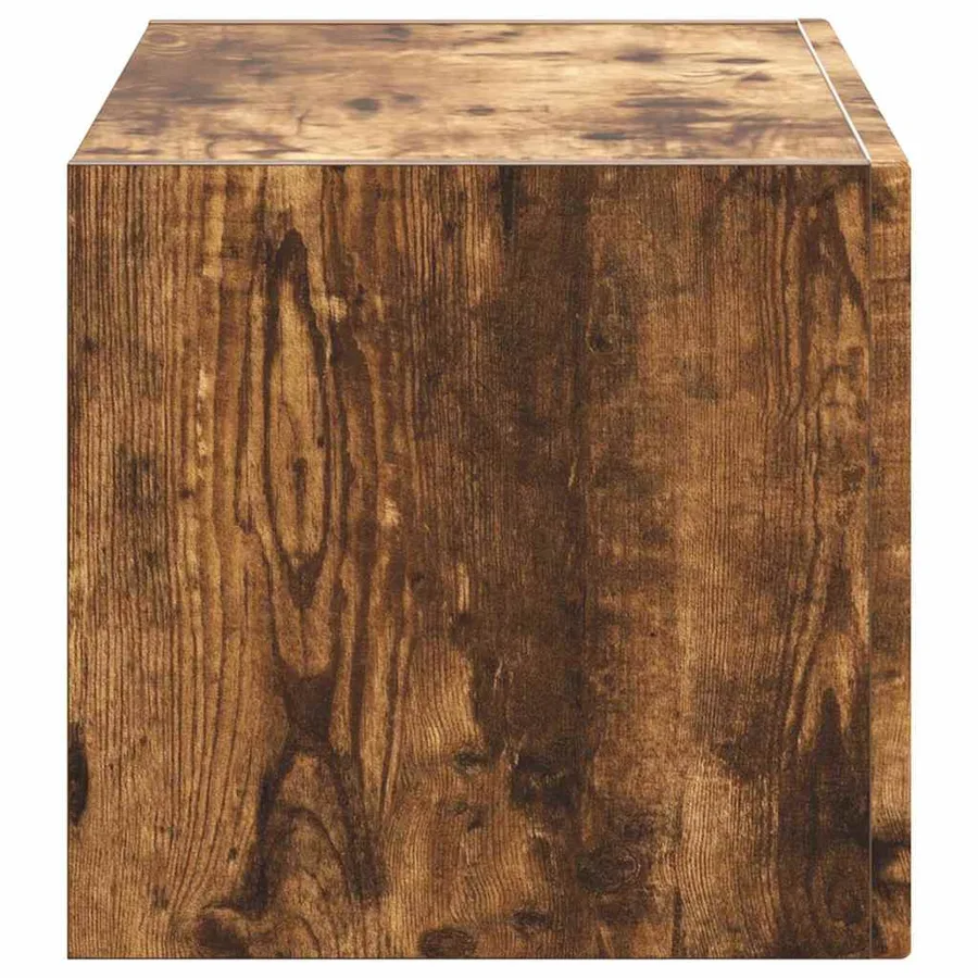 Meuble TV mural Chêne fumé 60 x 31 x 29,5 cm Bois d'ingénierie - 7
