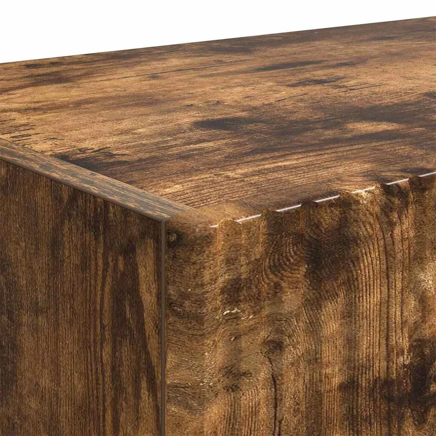 Meuble TV mural Chêne fumé 60 x 31 x 29,5 cm Bois d'ingénierie - 9