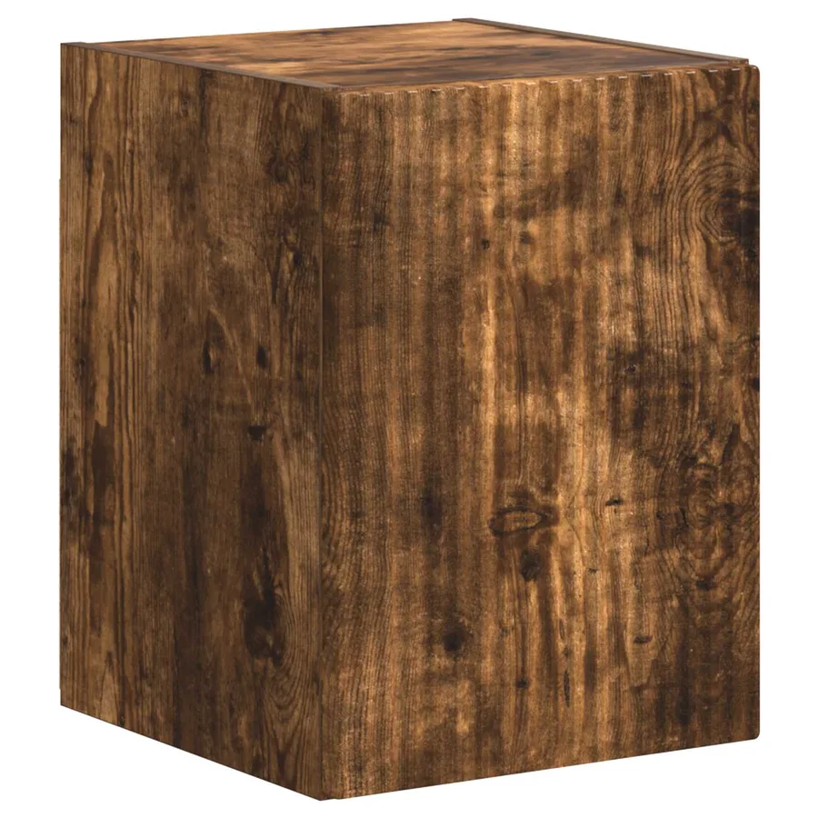 Ensemble meuble TV 4 pcs Chêne fumé Bois d'ingénierie - 7