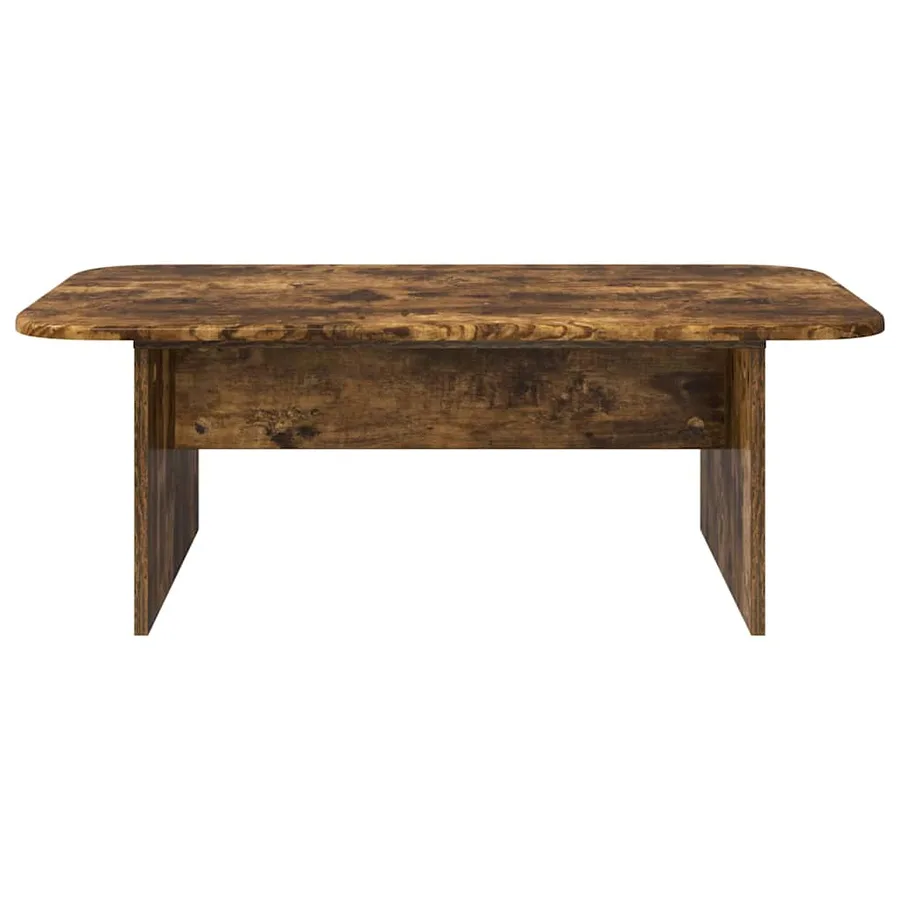 Table basse Chêne fumé 93 x 53 x 33 cm Bois d'ingénierie - 5
