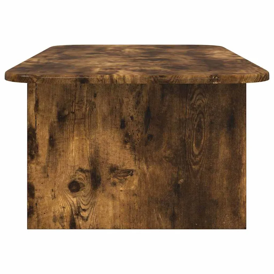 Table basse Chêne fumé 93 x 53 x 33 cm Bois d'ingénierie - 6