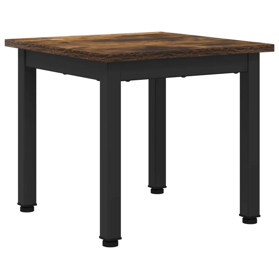 Table basse Chêne Fumé 40 x 40 x 36 cm Bois d'ingénierie - 2