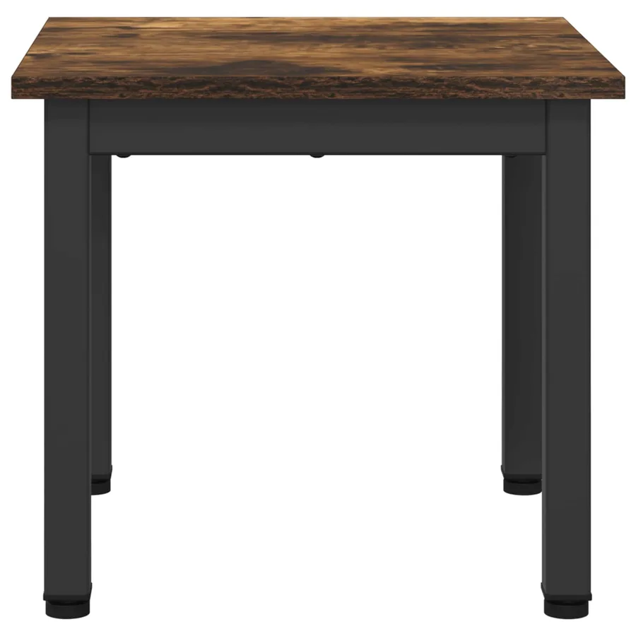 Table basse Chêne Fumé 40 x 40 x 36 cm Bois d'ingénierie - 5
