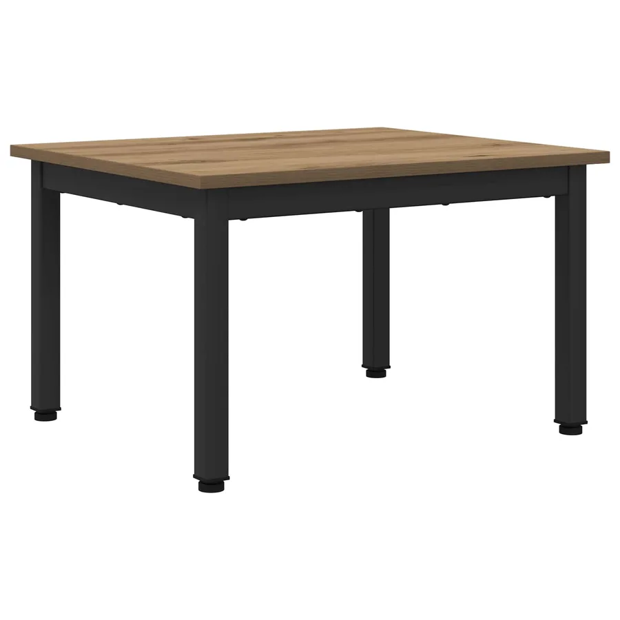 Table basse Chêne artisan 60 x 50 x 36 cm Bois d'ingénierie - 2