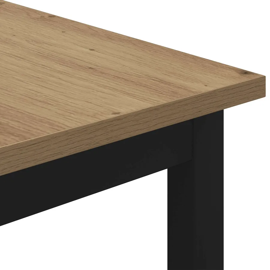 Table basse Chêne artisan 60 x 50 x 36 cm Bois d'ingénierie - 7