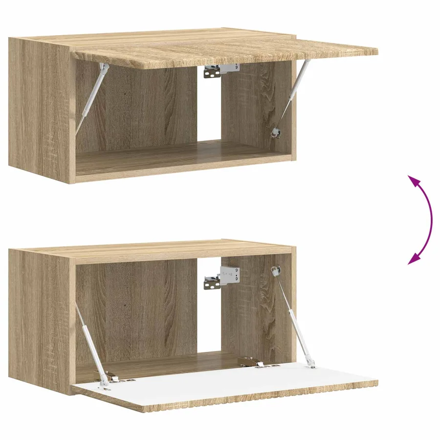 Ensemble meuble TV 5 pcs Chêne Sonoma Bois d'ingénierie - 17