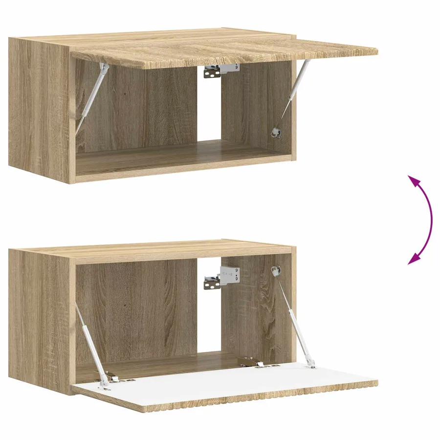 Ensemble meuble TV 5 pcs Chêne Sonoma Bois d'ingénierie - 11