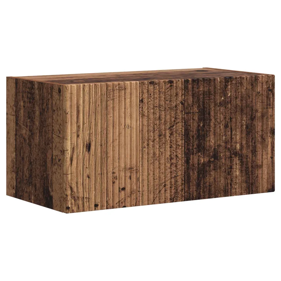 Ensemble meuble TV 5 pcs Bois Ancien Bois d'ingénierie - 9
