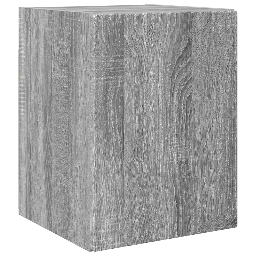 Ensemble meuble TV 4 pcs Gris Sonoma Bois d'ingénierie - 5
