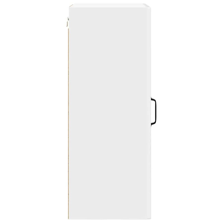 Cabinet en verre mural PORTO Blanc brillant 40 x 31 x 80 cm - 7