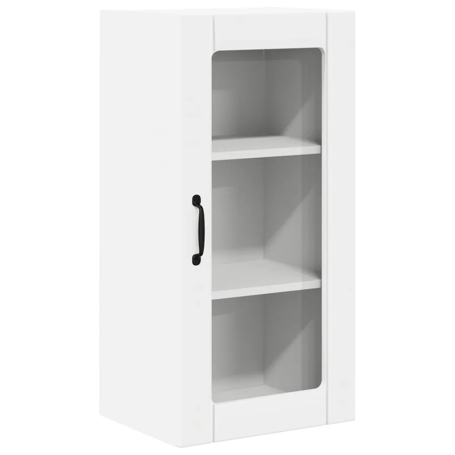 Cabinet en verre mural PORTO 2 pcs Blanc 40 x 31 x 80 cm - 6