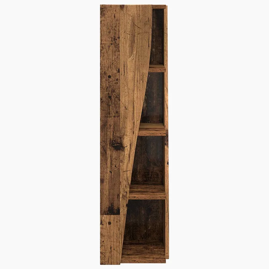 Meuble d'angle Bois ancien 27,5x27x102cm Bois d'ingénierie - 6