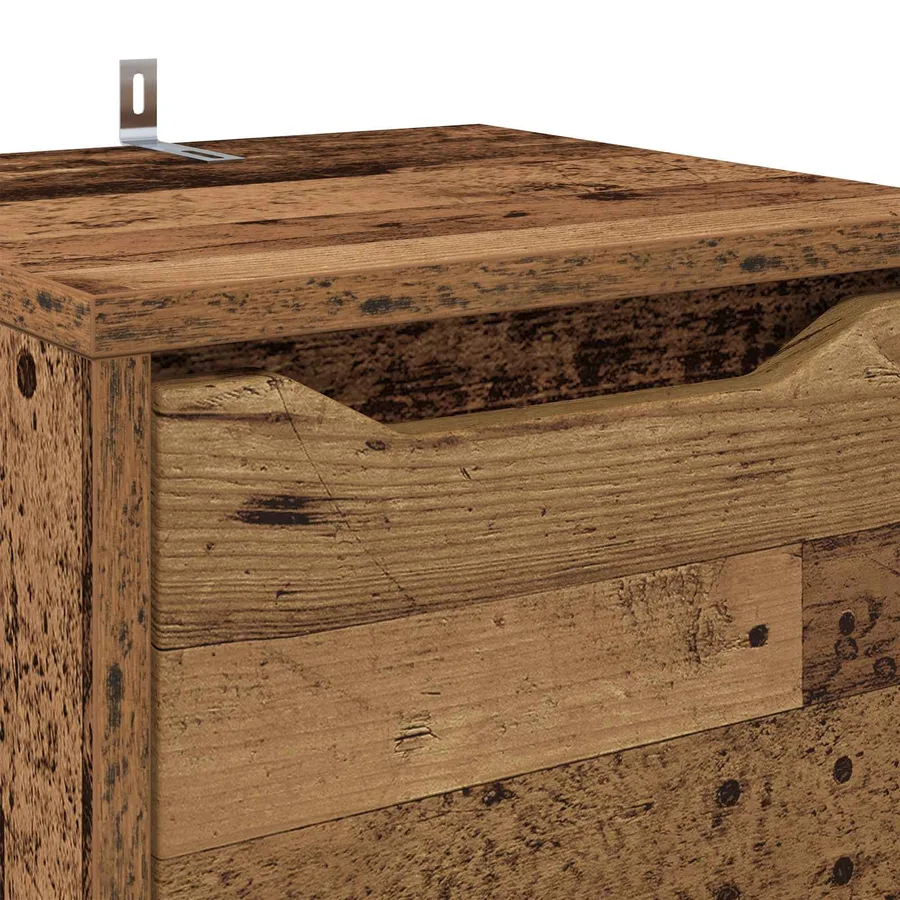 Cabinet de salle de bain Bois Ancien 30,5 x 30 x 101 cm - 11