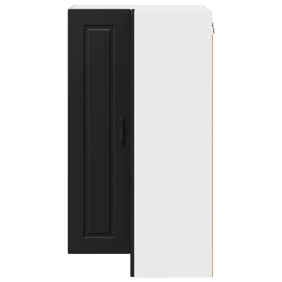 Cabinet d'angle mural PORTO Noir 57 x 57 x 100 cm - 6