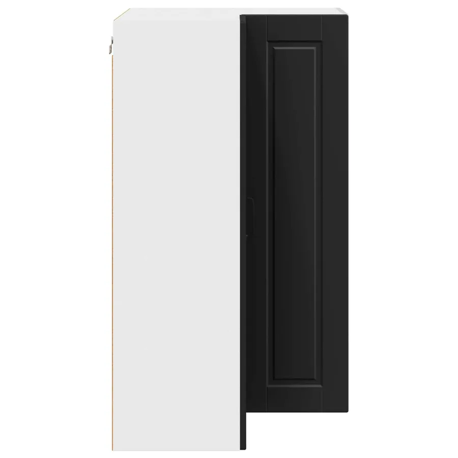 Cabinet d'angle mural PORTO Noir 57 x 57 x 100 cm - 7